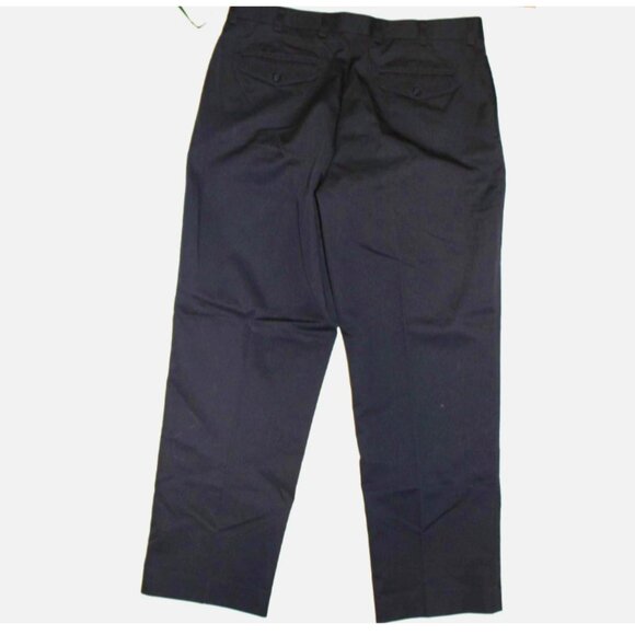 L.L. Bean Navy Blue Men's Pants 37 x 32 Wrinkle Free Cotton - Picture 8 of 8